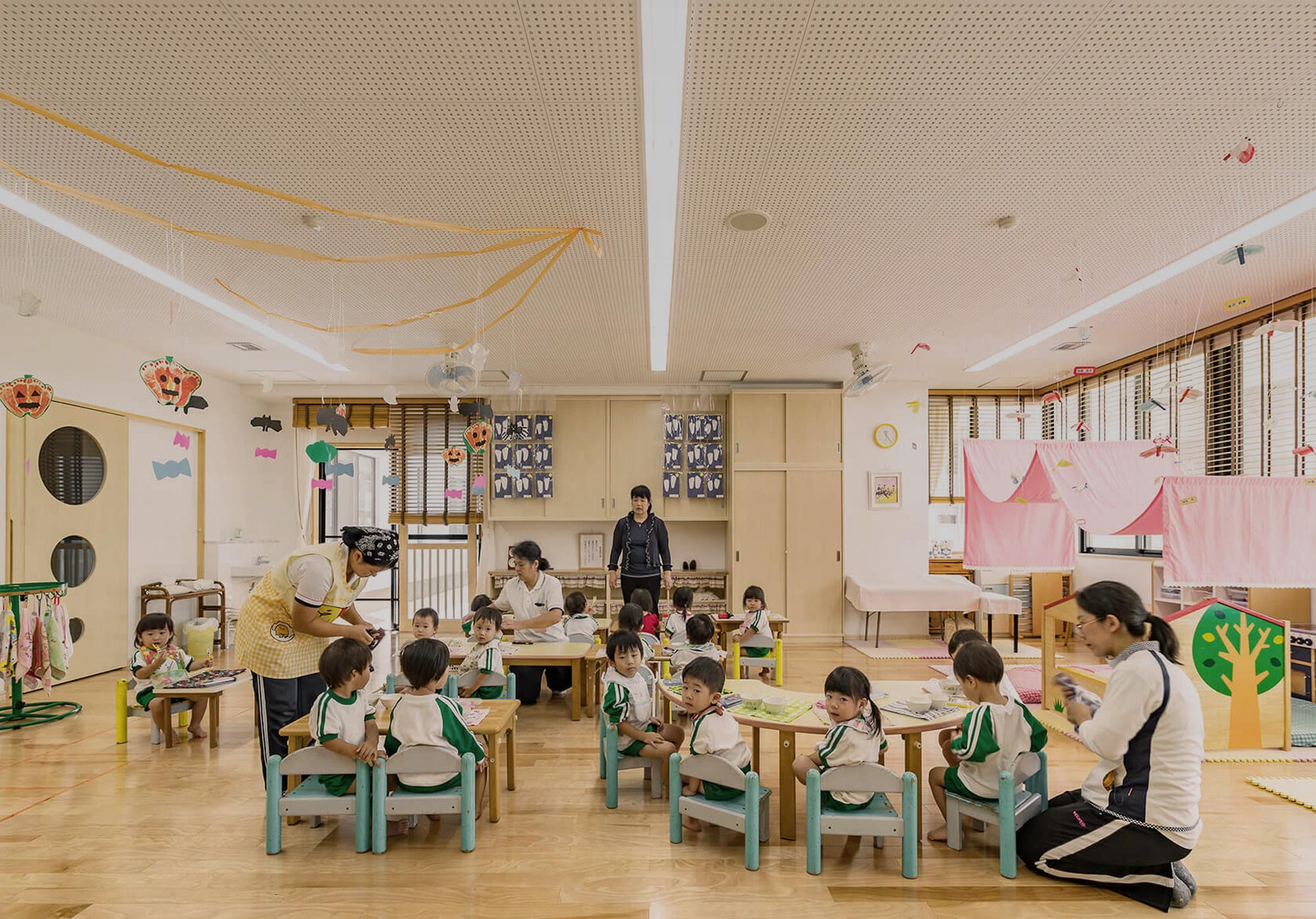 和光保育園の給食の様子